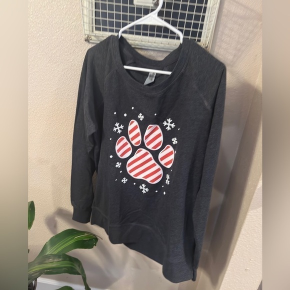 Paw print pajama sweater - Picture 1 of 4
